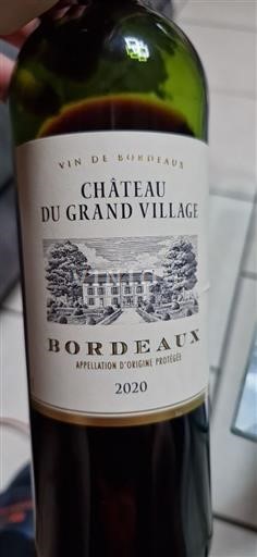 Bordeaux Château Grand Village 2020