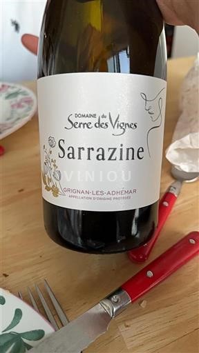 Valle del Rodano Grignan-les-adhémar Domaine Serre des Vignes Sarrazine 2020