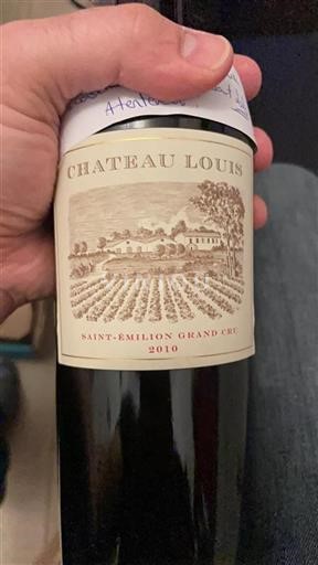 Bordeaux Saint-Émilion Grand Cru Louis 2010