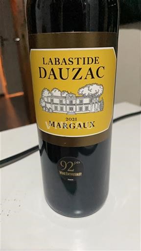 Bordeaux Margaux La Bastide Dauzac 2021