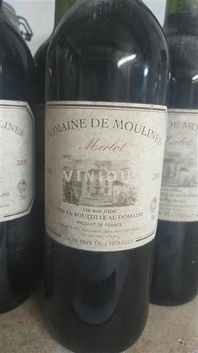 Langvedok Ni doloceno Domaine Moulines Merlot 2000