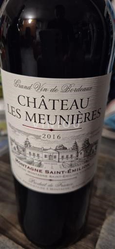 Bordeaux Montagne-saint-émilion Château Les Meunières 2016