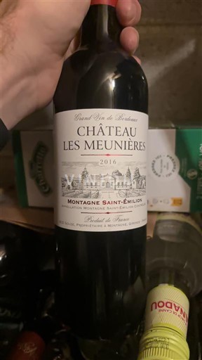 Bordeaux Montagne-saint-émilion Château Les Meunières 2016
