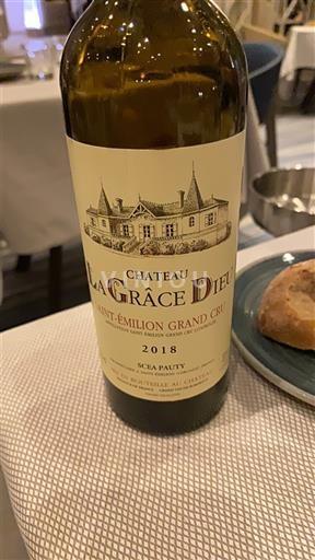 Bordeaux Saint-Émilion Grand Cru Grand Cru Château La Grâce Dieu 2018