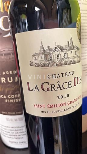 Bordeaux Saint-Émilion Grand Cru Grand Cru Château La Grâce Dieu 2018