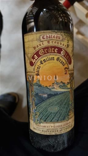 Burdeos Saint-Émilion Gran Cru Grand Cru Château La Grâce Dieu 2018