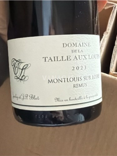 Vallée de la Loire Montlouis-sur-loire La Taille aux Loups Remus 2023