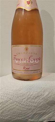 Champaña Champán Premier Cru François Lecompte Rosé Sin añada