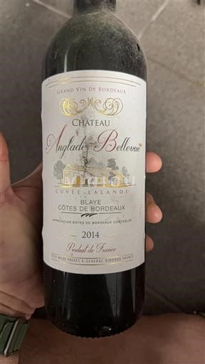 Bordeaux Blaye-côtes-de-bordeaux Château Anglade-Bellevue Lalande 2014