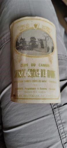Bordeaux Sainte-Croix-Du-Mont Clos du Camus 1962