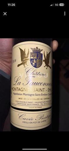 Bordéus Montagne-saint-émilion Château La Fauconnerie Prestige 2018