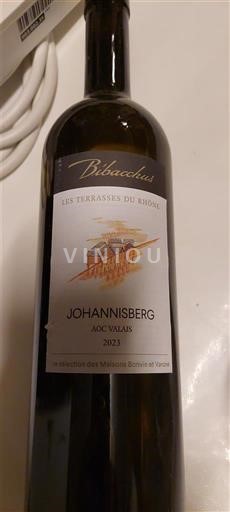 Rượu vang Blanc sec Les Terrasses du Rhône Bibacchus 2023 Thụy Sĩ Valais Không được chỉ định AOC