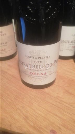 Rhône-dalen Châteauneuf-du-Pape Delas Haute Pierre 2018