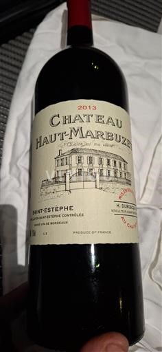 Bordeaux Saint-Estèphe Château Haut-Marbuzet 2013