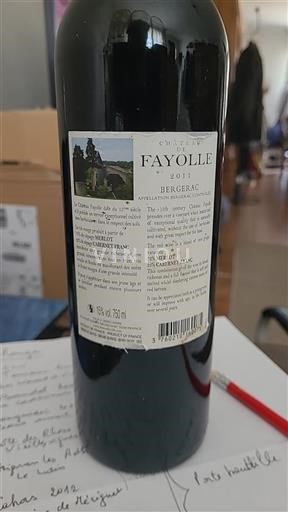 Sud-Ovest Bergerac Château Fayolle 2011