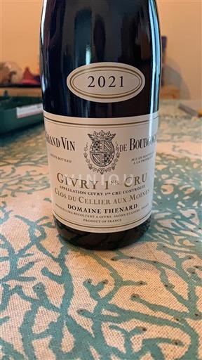 Bourgogne Ospecificerad Premier Cru Domaine Thenard Clos du Cellier aux Moines 2021