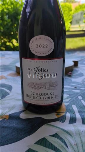 Bourgondië Hautes Côtes de Nuits Nos Jolies Ouvrées 2022