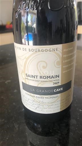 Bourgogne Saint-Romain Domaine Pierre Taupenot La Grande Cave 2009