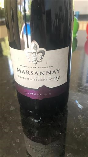 Bourgondië Marsannay L. Métairie Boiselière 2014