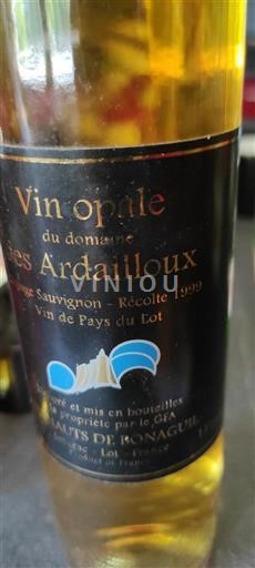 Jihozápad Nespecifikováno Les Ardailloux Vin opale 1999