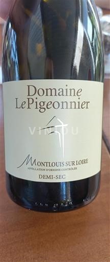 Loiredalen Montlouis-sur-Loire Domaine Le Pigeonnier 2020