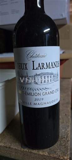 Bordeaux Saint-Émilion Grand Cru Grand Cru Château Vieux Larmande 2019
