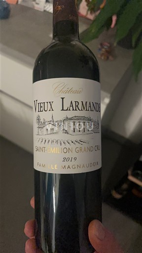Bordeaux Saint-Émilion Grand Cru Grand Cru Château Vieux Larmande 2019