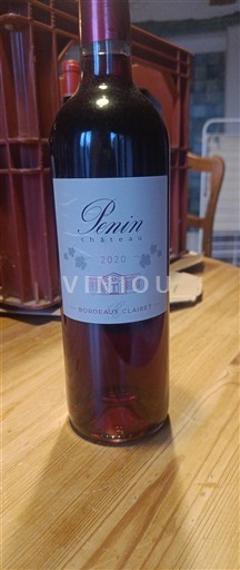 Bordeaux Bordeaux Clairet Château Penin 2020