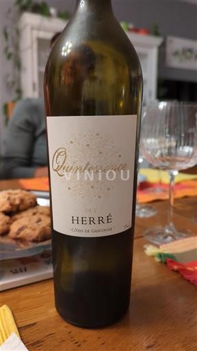 Vin Blanc sec Quintessence Hérré 2018 France Sud-Ouest Côtes de Gascogne IGP