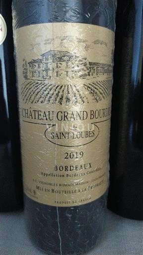 Burdeos Bordeaux Château Grand Bourdieu de Saint-Loubès 2019
