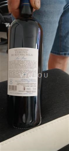 Bordeaux Listrac-Médoc Edmond de Rothschild Les Laix Senza annata
