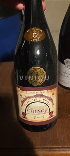 Loire-dalen Chinon Couly-Dutheil Clos de l'Echo 2005