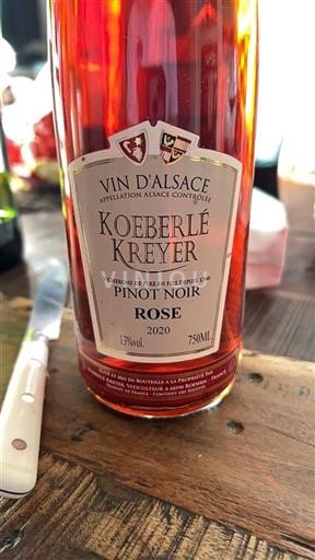 Alsace Määrittelemätön Grand Cru Koeberlé Kreyer 2020