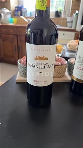 Bordéus Haut-Médoc Cru Bourgeois Hanteillan 2017