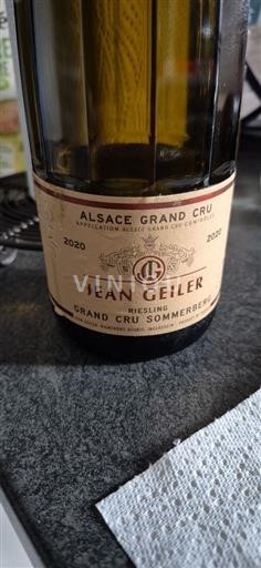 Alsace Alsace Grand Cru Grand Cru Jean Geiler Grand Cru Sommerberg 2020