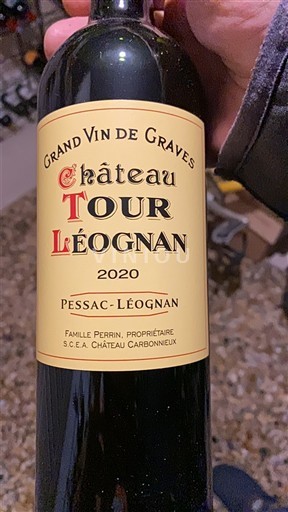 Bordeaux Pessac-Léognan Château Tour Léognan 2020