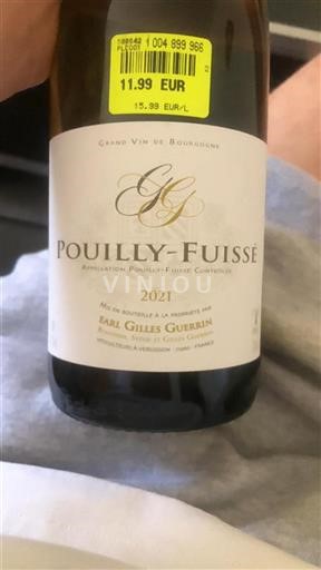 Borgogna Pouilly-fuissé Earl Gilles Guerrin 2021