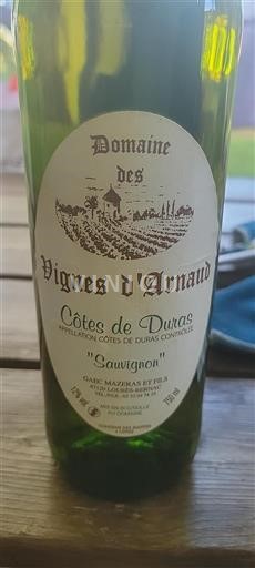 Lounais-Ranska Côtes-de-duras Domaine Des Vignes Arnaud Sauvignon Ei vuosikertaa