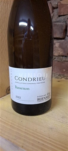 Rona dolina Condrieu Domaine Guy Bernard Bassenon 2022