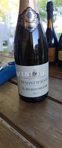 Alsace Crémant d'Alsace Grand Cru E. Durenmeyer Icke årgångsbetecknad