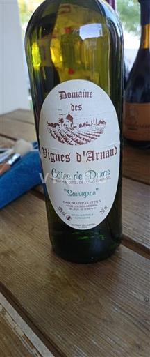 Lounais-Ranska Côtes-de-duras Domaine Des Vignes Arnaud Sauvignon Ei vuosikertaa