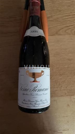 Bourgogne Vosne-romanée Domaine Gros Frère et Soeur 2000