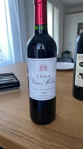 Bordéus Médoc Cru Bourgeois Vieux Robin 2018
