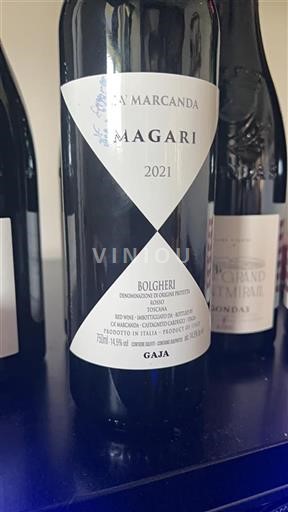 Toscane Bolgheri Ca' Marcanda Magari 2021