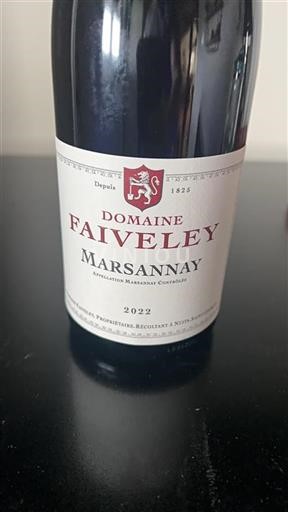 Bourgogne Marsannay Domaine Faiveley 2022