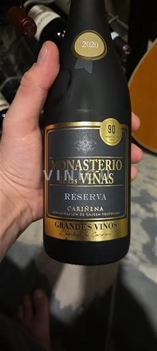 Aragon Cariñena Monasterio de las Viñas Reserva 2020