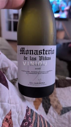 Aragon Cariñena Monasterio de las Viñas Reserva 2020