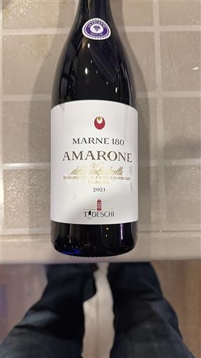 Wines Rouge sec Marne 180 Tedeschi 2021 Italy Veneto Amarone della Valpolicella DOCG