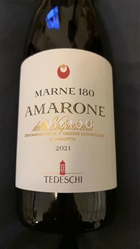 Veneto Amarone della Valpolicella Tedeschi Marne 180 2021