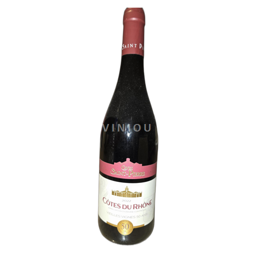 Rhônedalen Côtes du Rhône Caves Saint-Pierre Vieilles Vignes 50 ans 2022